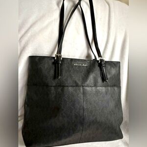 Michael Kors Dark Leather Tote